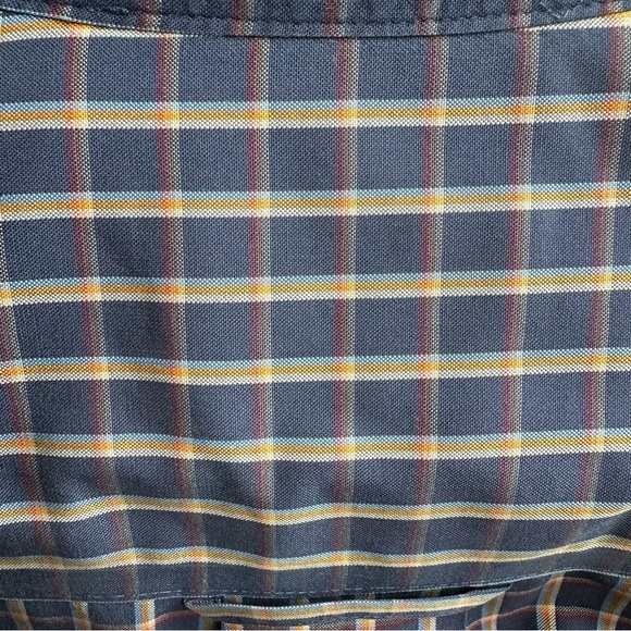 Orvis 100% Cotton Blue Plaid Men’s Button Down Shirt L - Picture 7 of 7
